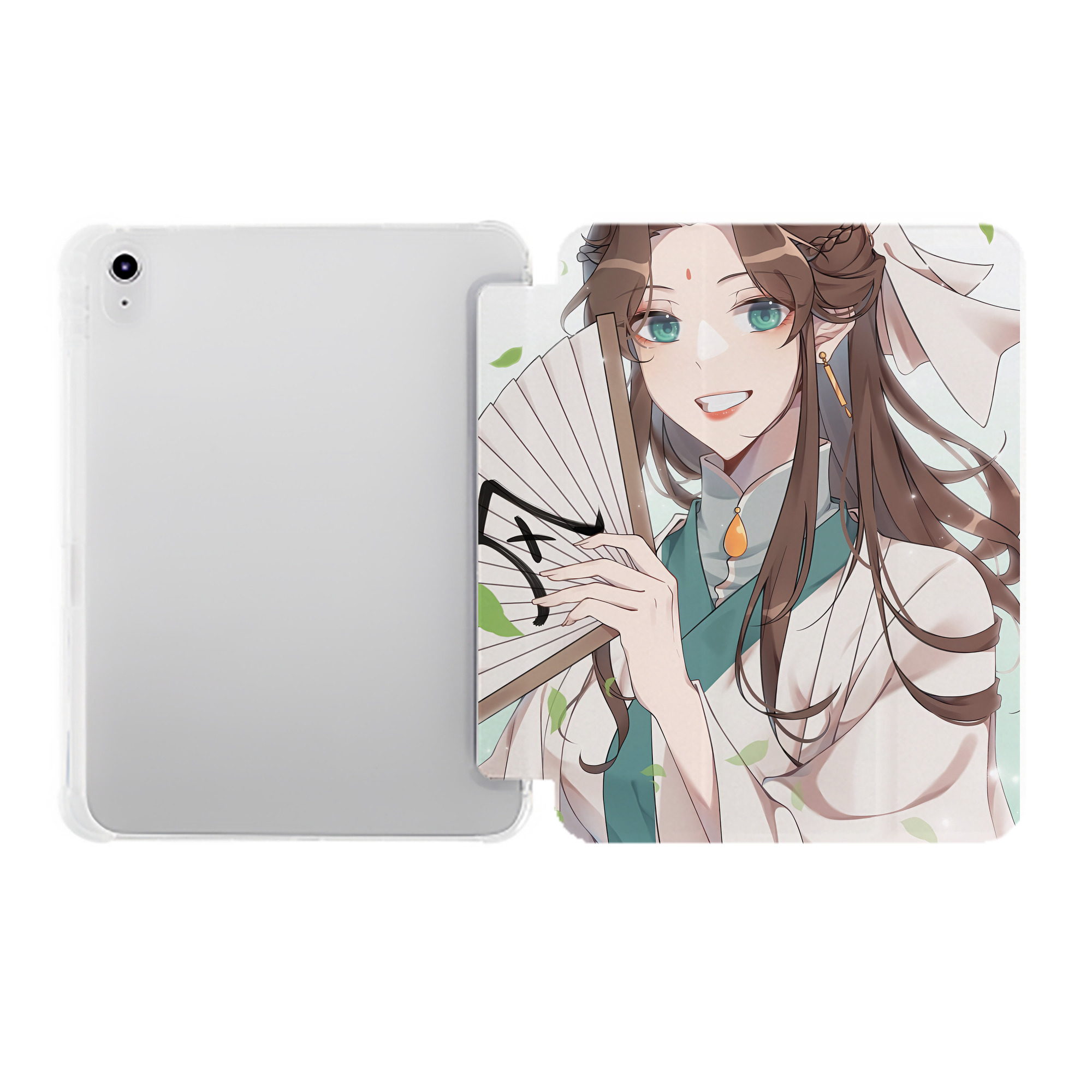 （画像用） 刀剣乱舞 Touken Ranbu IPad ケース ペン収納付き 三つ折りスタンド PUレザー×シリコン 対応機種9.5/10.5/10.9インチ